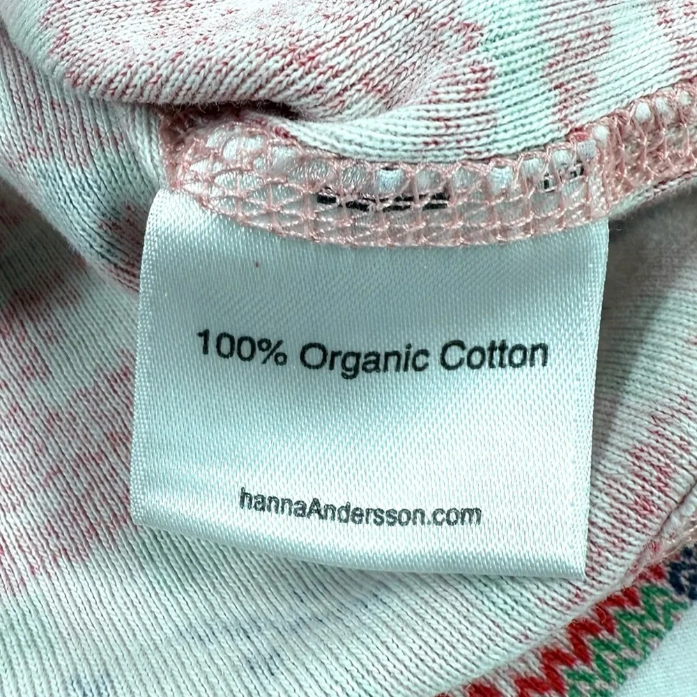 HANNA ANDERSSON Kids Organic Cotton Holiday Pajama Set 8 Fair Isle Winter Cozy‎